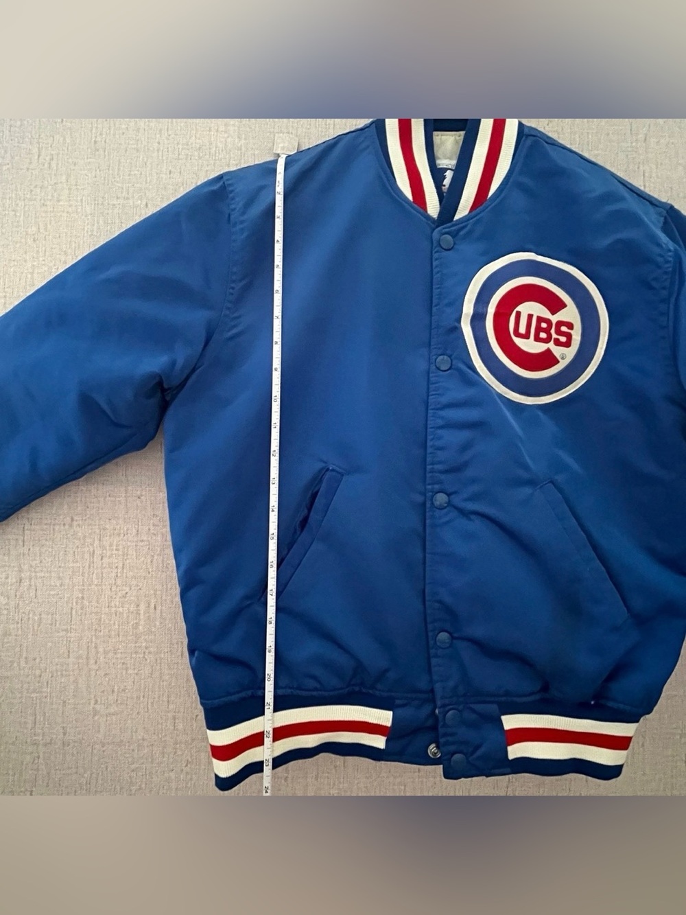 Vintage 80s Chicago Cubs Starter Brand Jacket - Adult Medium - Picture 4 of 12